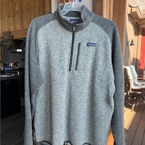 Men’s Patagonia Grey Quarterzip (Sz XXL)